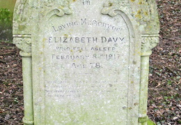 DAVY Elizabeth 1917